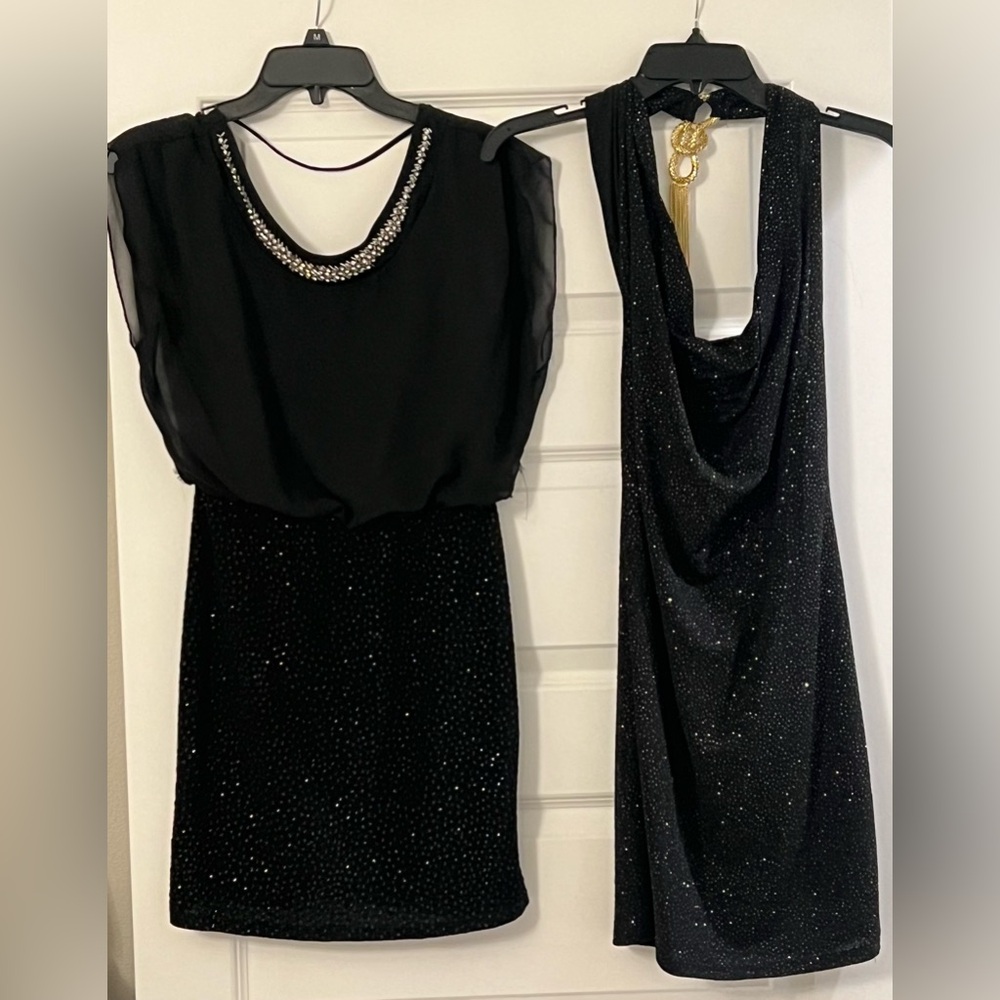 3 black party dresses for a night out.